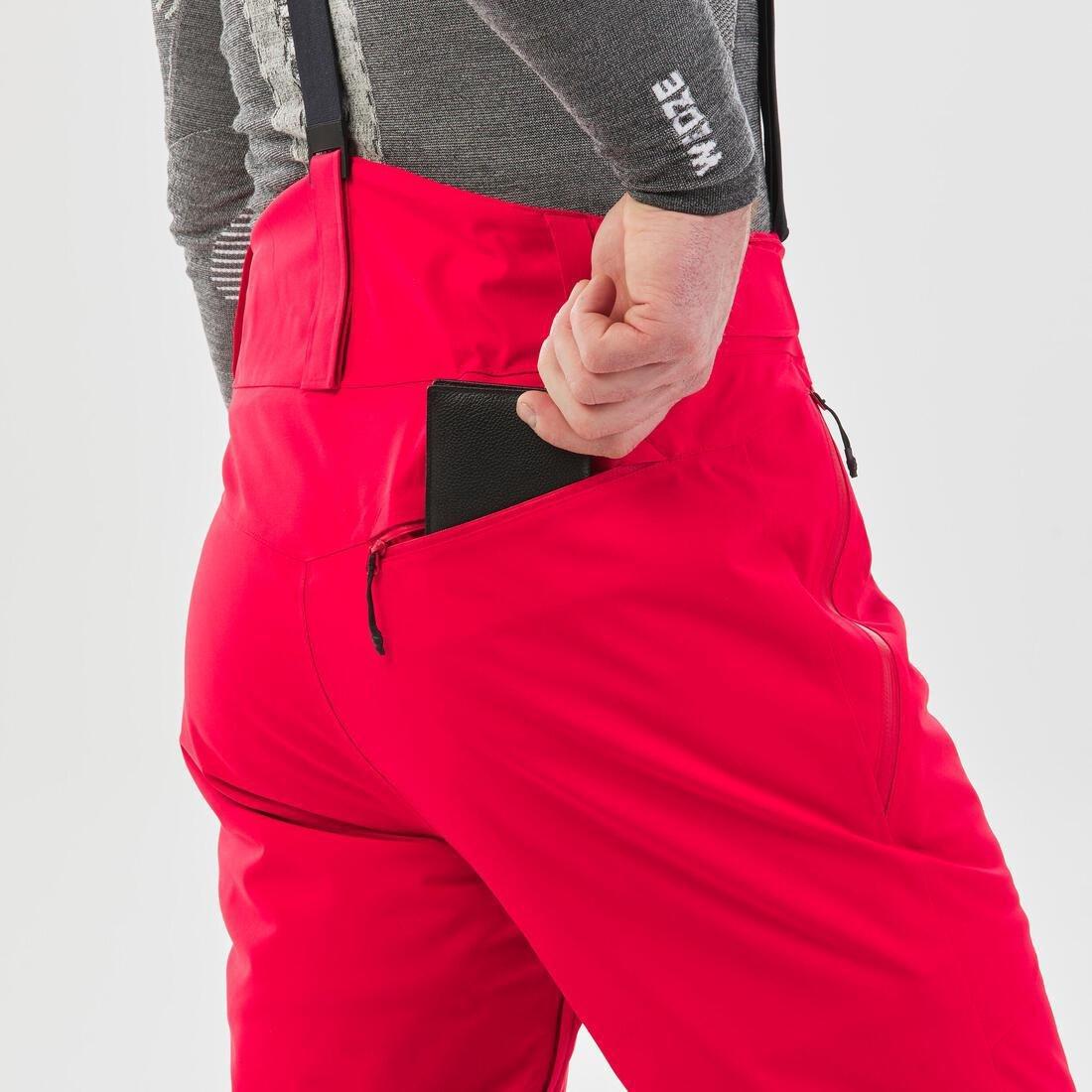 Men Warm Ski Trousers - 580, Red, , large image number 2
