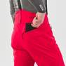 WEDZE - Men Warm Ski Trousers - 580, Red