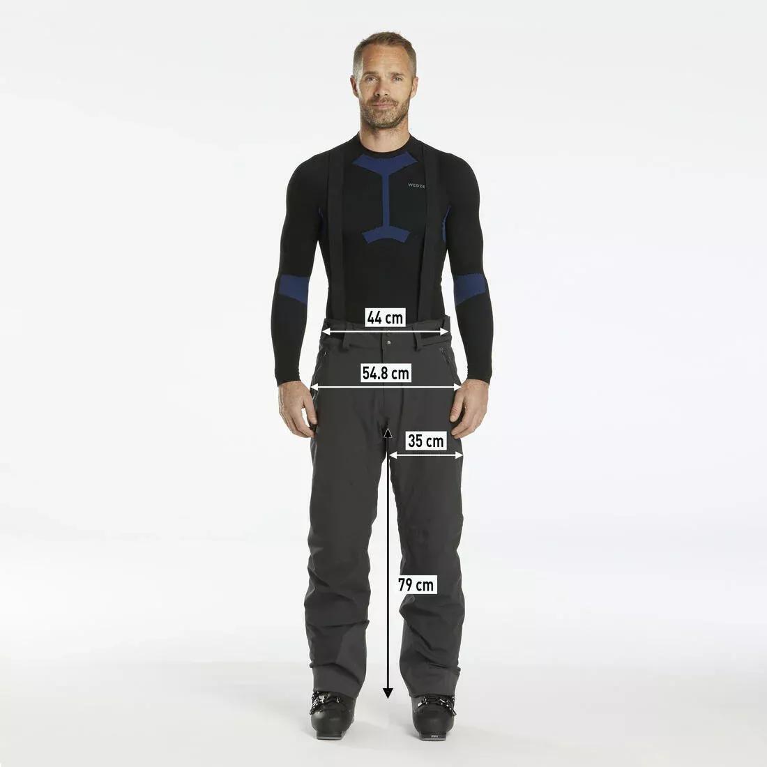 Men Warm Ski Trousers - 580, Red, No Color, large image number 5