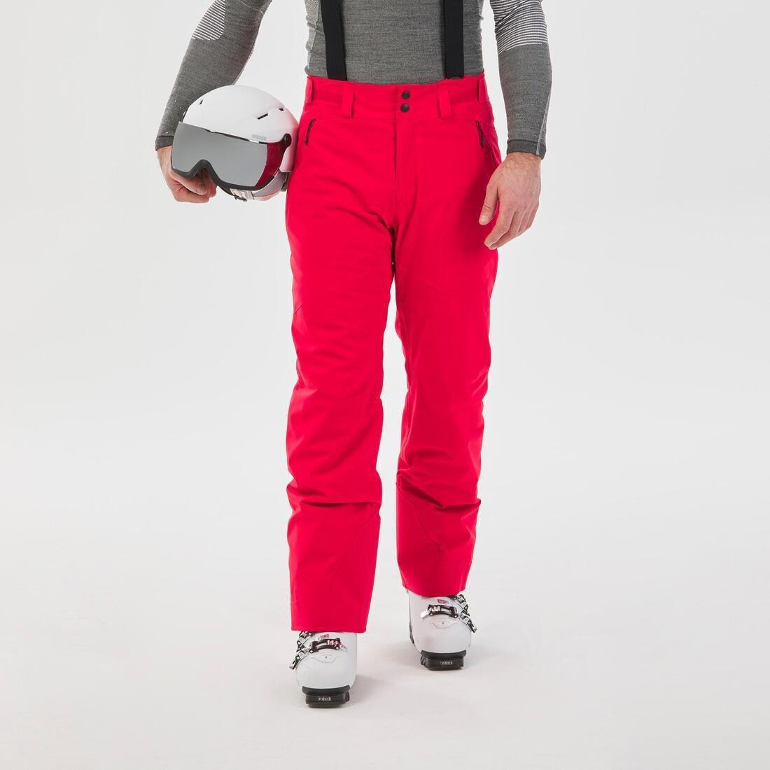 Men Warm Ski Trousers - 580, Red, , large image number 8