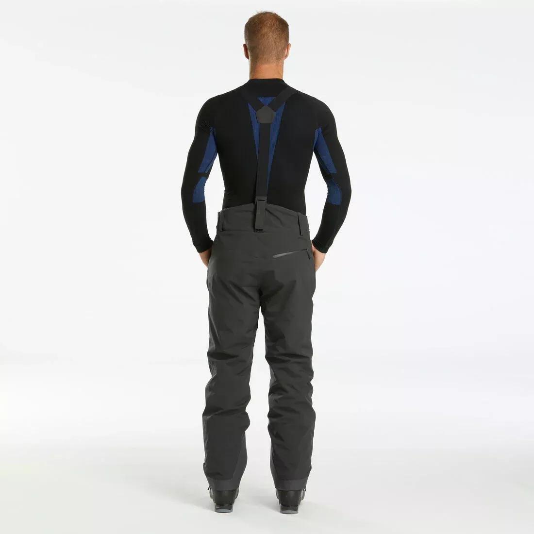 Men Warm Ski Trousers - 580, Red, No Color, large image number 8