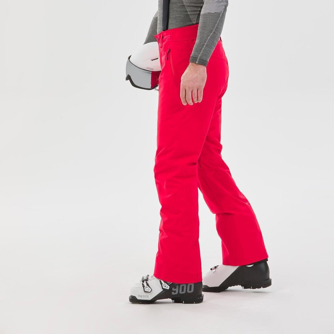 WEDZE - Men Warm Ski Trousers - 580, Red