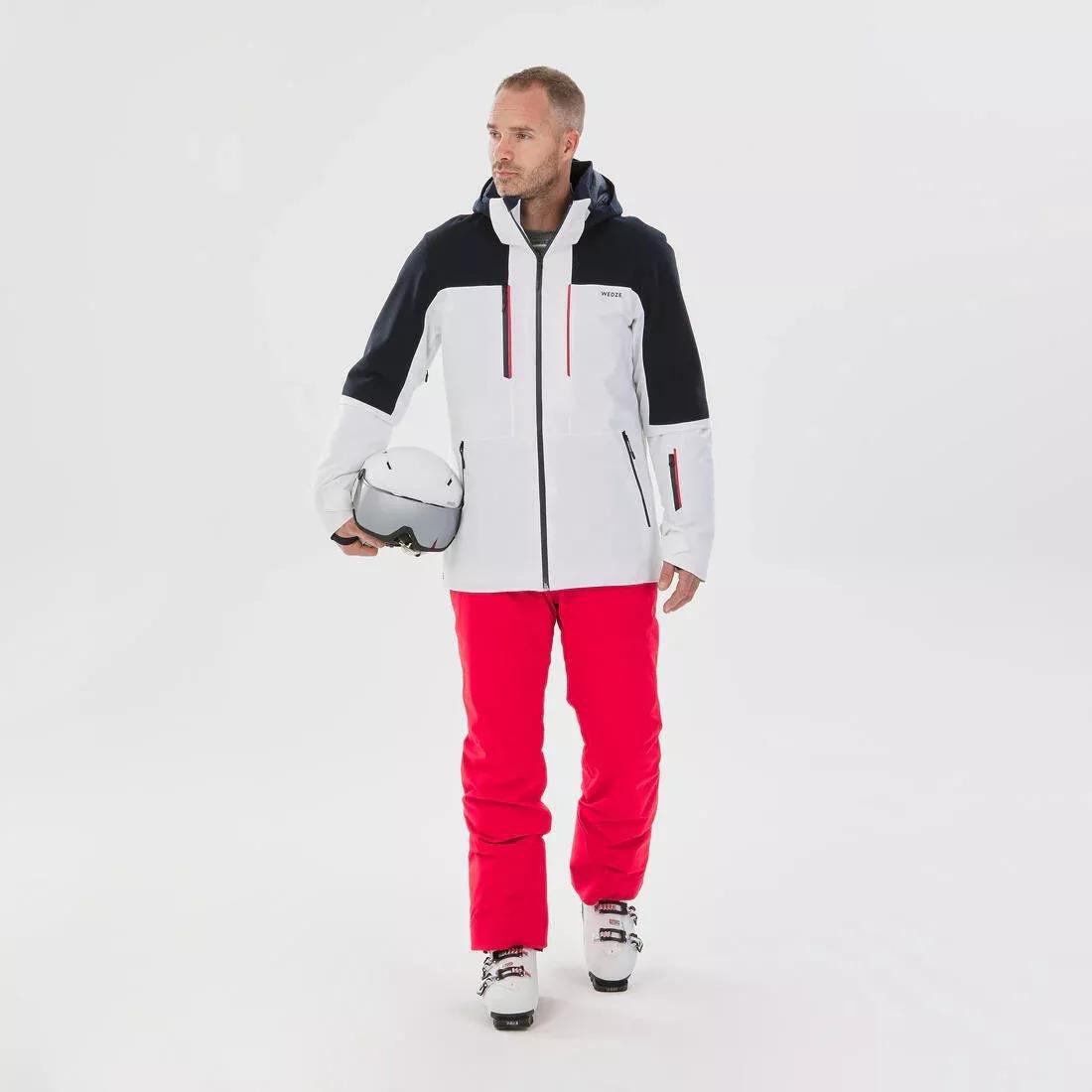 Men Warm Ski Trousers - 580, Red, No Color, large image number 10