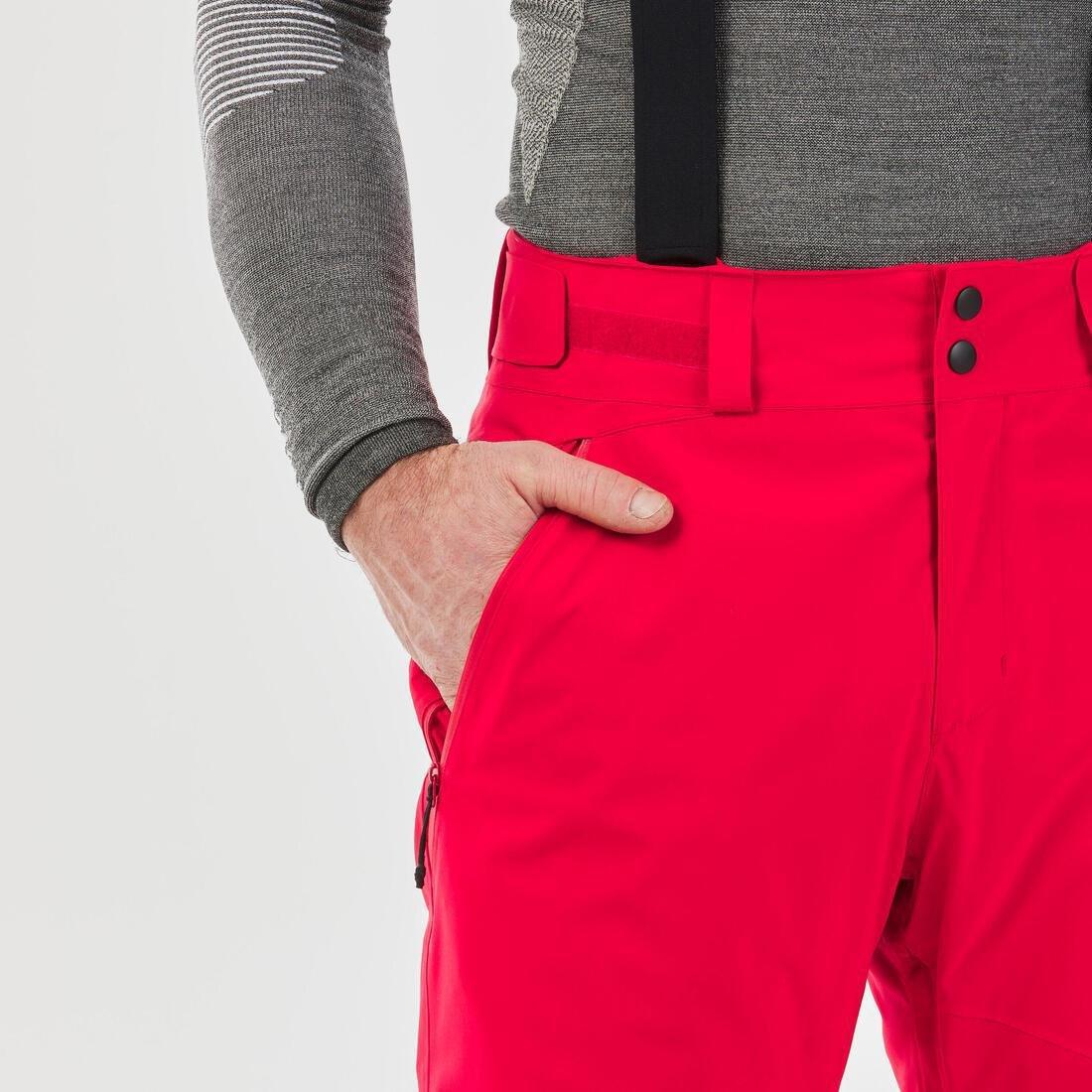 Men Warm Ski Trousers - 580, Red, , large image number 12