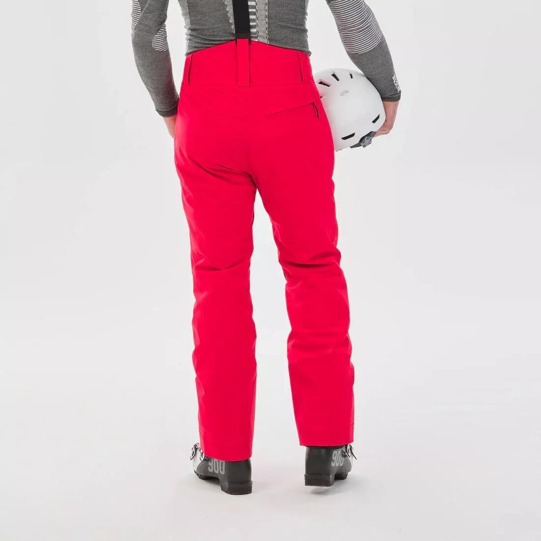 Men Warm Ski Trousers - 580, Red, No Color, large image number 12