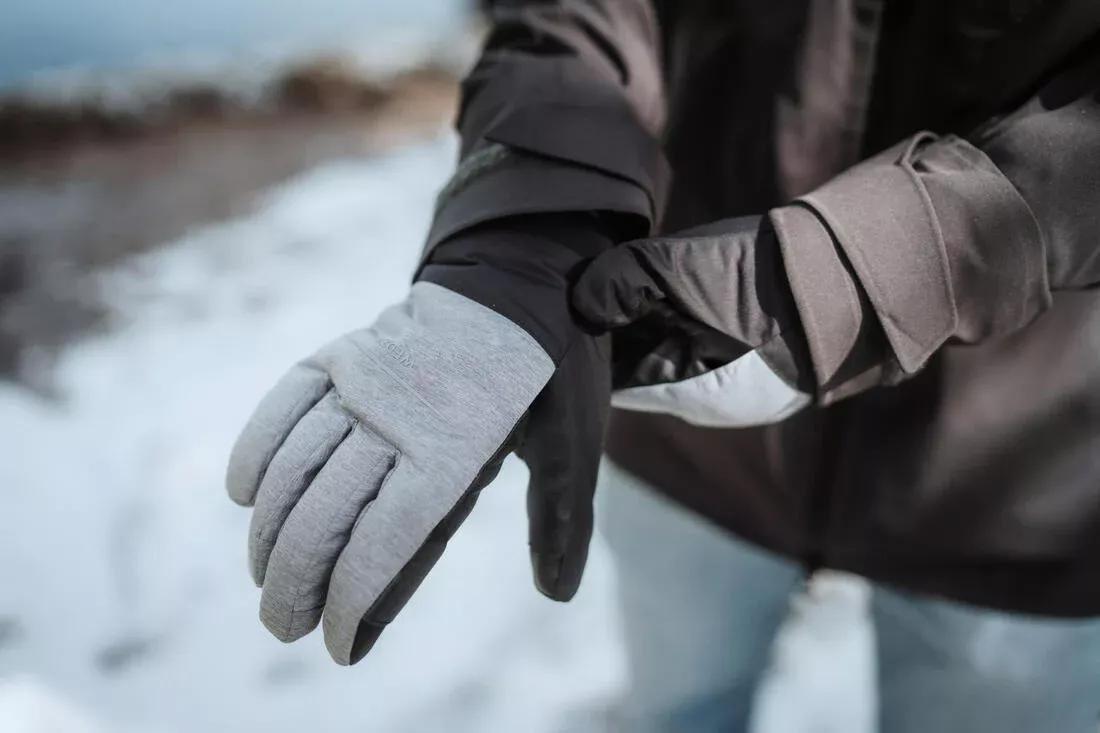 Ski Gloves 100, Silver Grey, , large image number 8