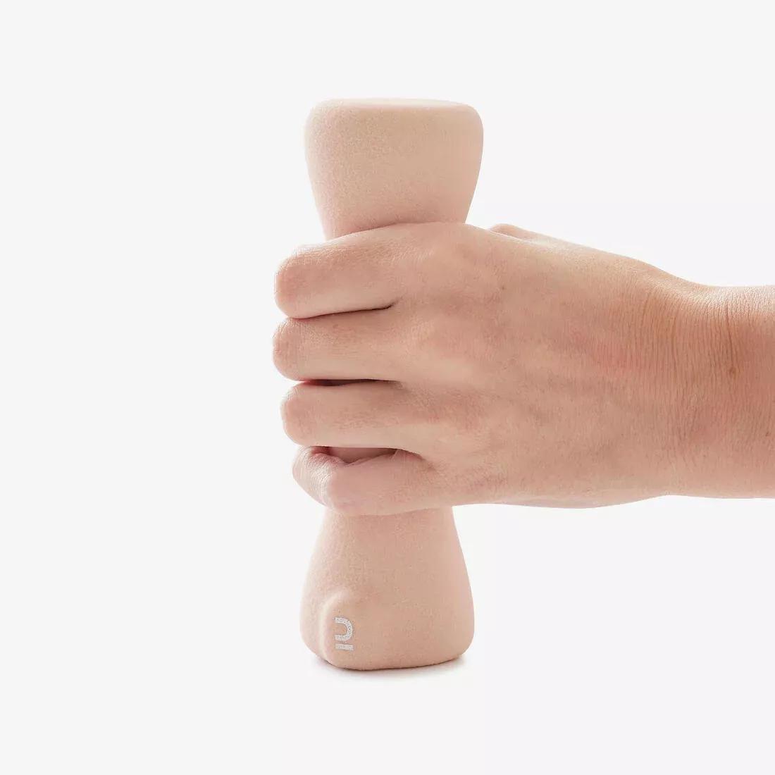 DOMYOS--PAIR OF DUMBBELLS  2*1 KG  EASY, No Color, large image number 1