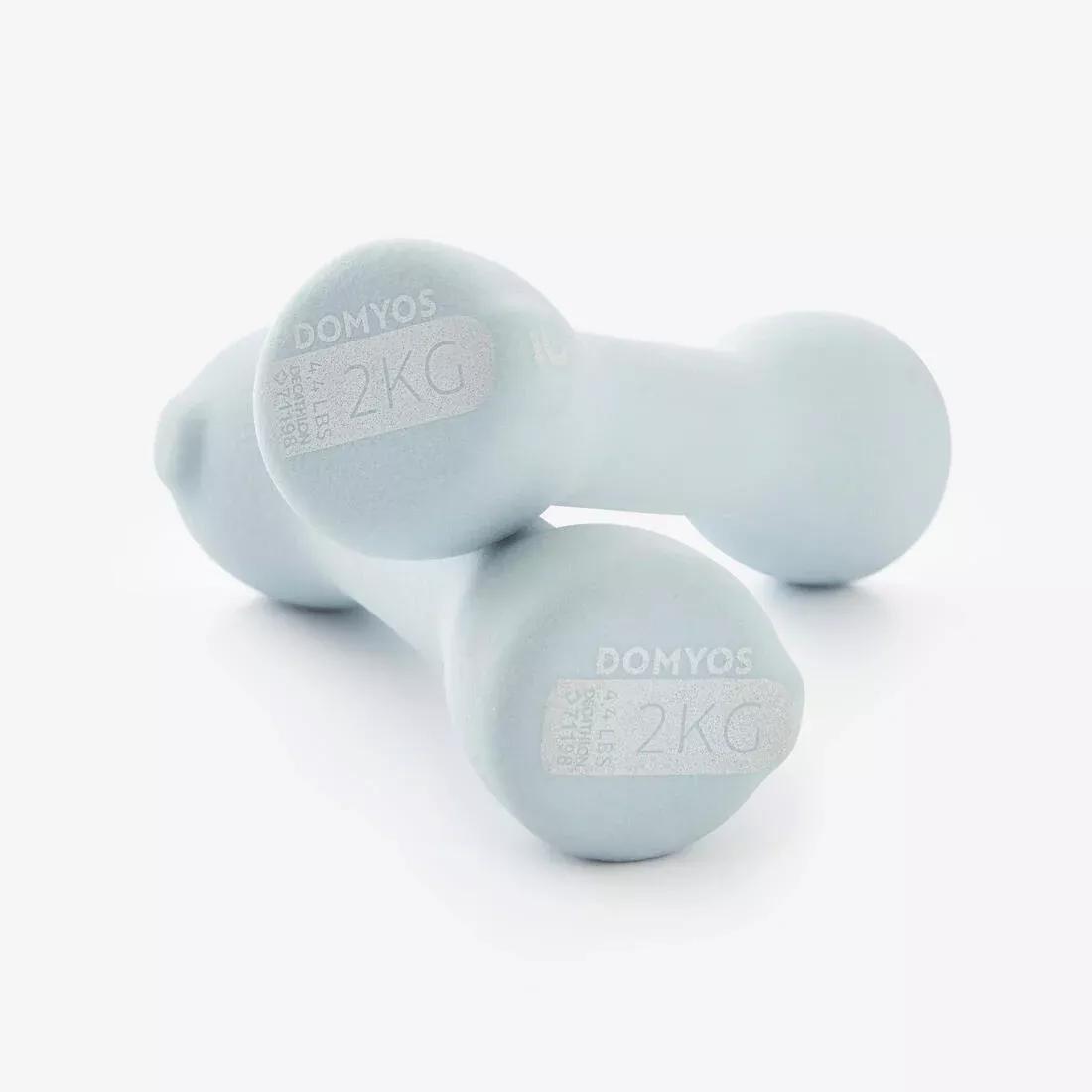 RED Fitness Dumbbells Easy Set of 2 x 2 kg - Blue, No Color, large image number 2