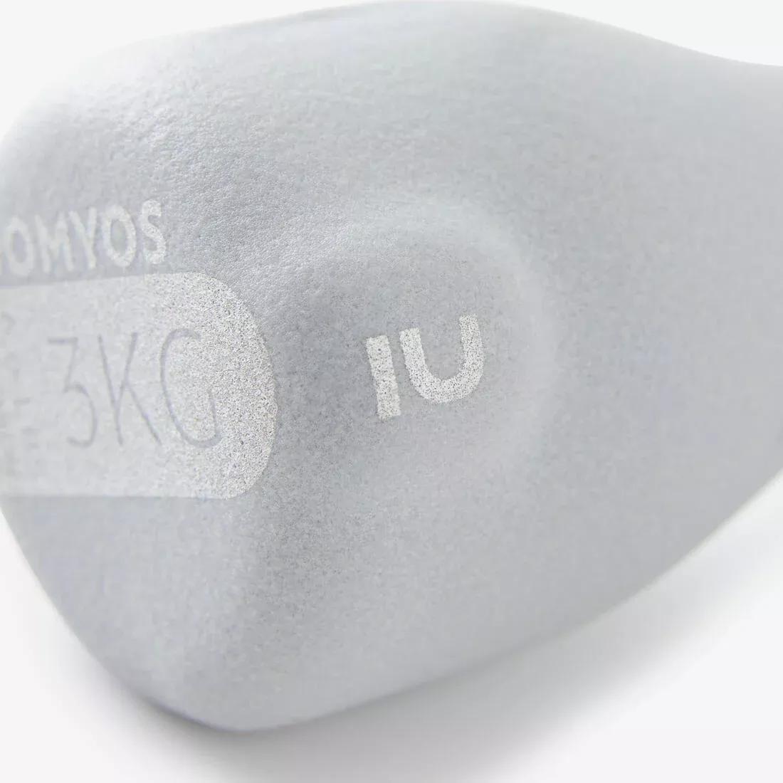 Fitness Dumbbells Easy Set Of 2 X 3 Kg, Grey, No Color, large image number 7