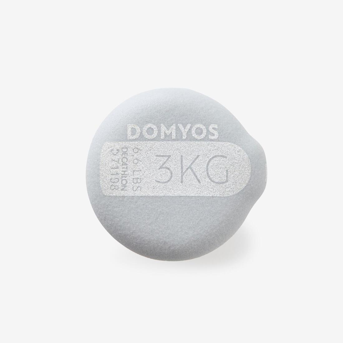 Fitness Dumbbells Easy Set Of 2 X 3 Kg, Grey, No Color, large image number 9