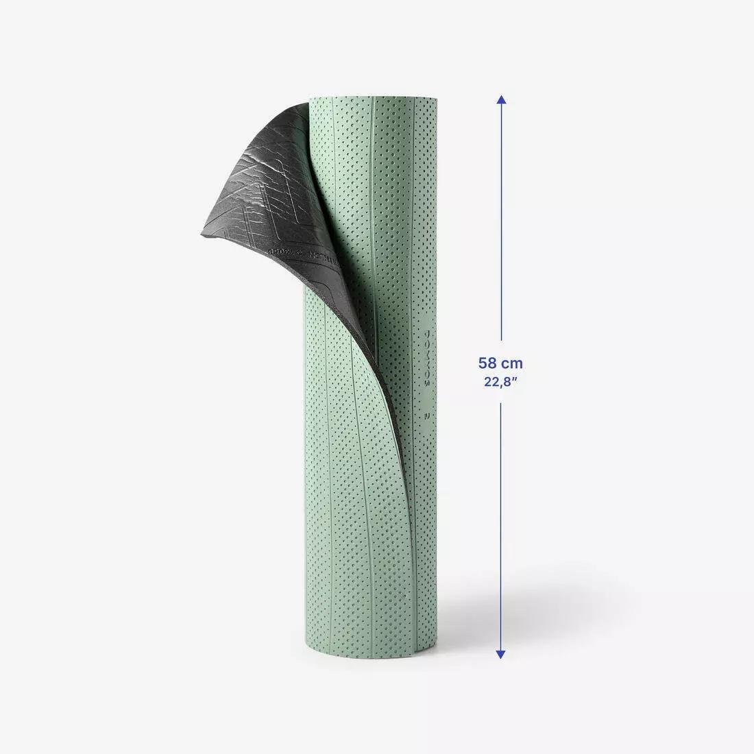 7 mm Grippy And Comfortable Fitness Mat, Green, No Color, large image number 5