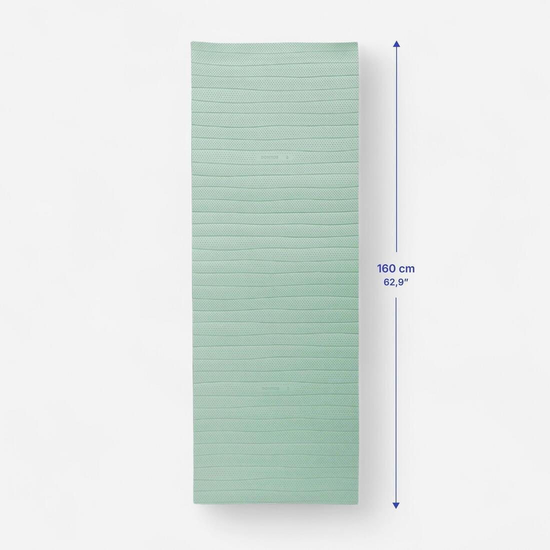 7 mm Grippy And Comfortable Fitness Mat, Green, No Color, large image number 6