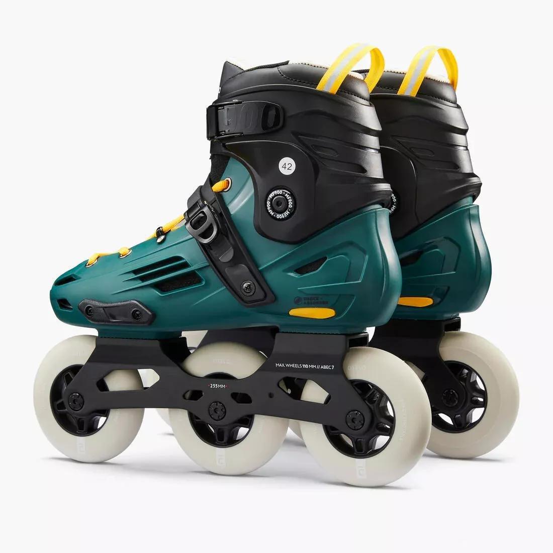 Unisex Freeskate Inline Skates - Mf900, Green, No Color, large image number 5