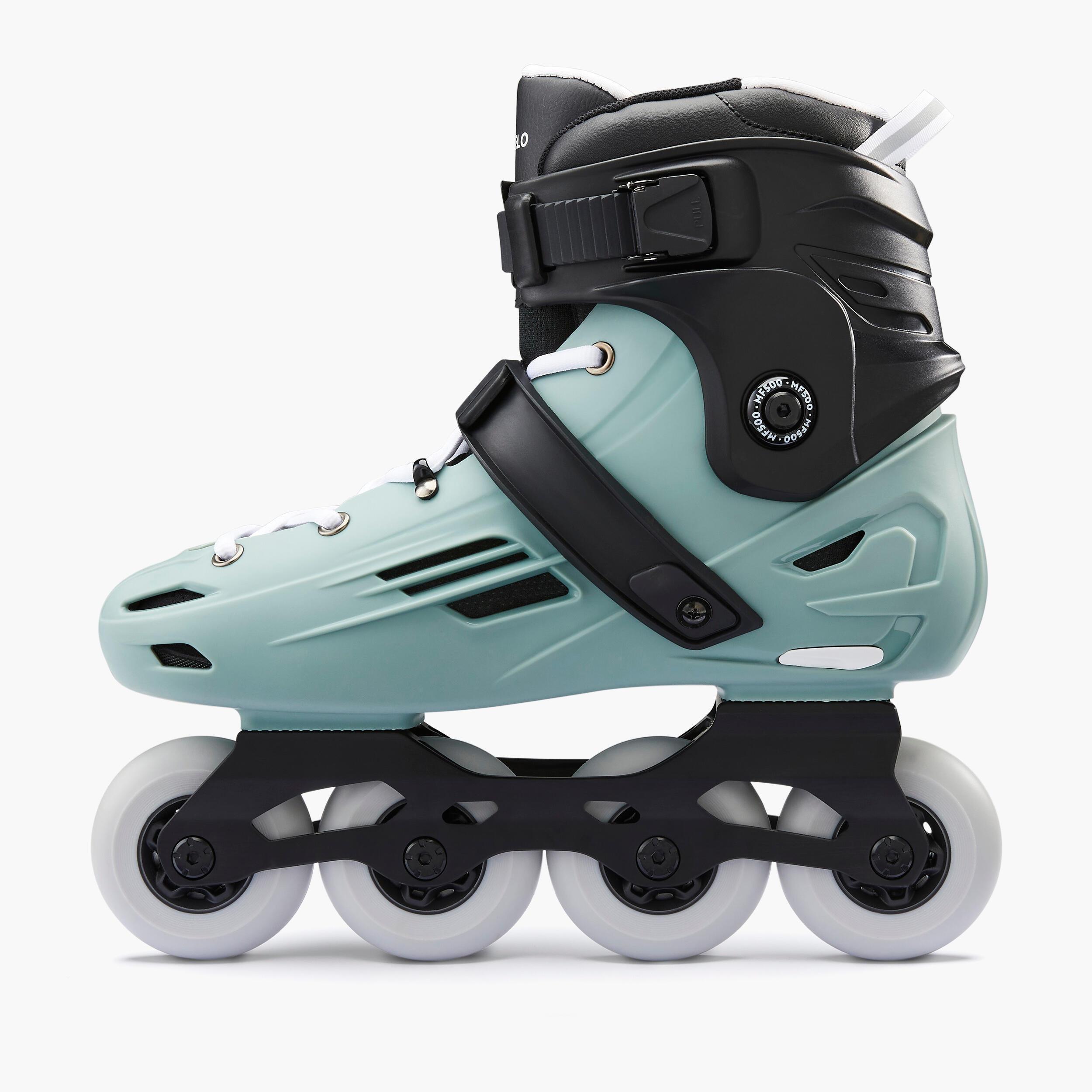 Unisex Freeride Hardboot Inline Skates - Mf500, Khaki, , large image number 2
