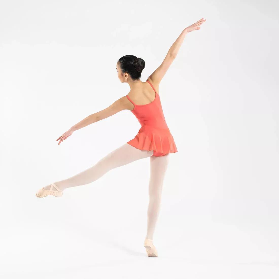 Kids Girls Ballet Skirted Leotard, Black, No Color, large image number 10