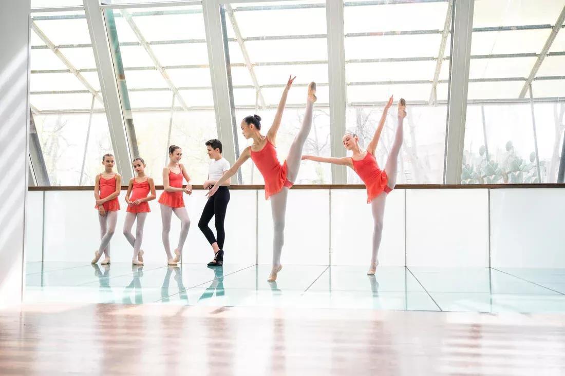 Kids Girls Ballet Skirted Leotard, Black, No Color, large image number 11