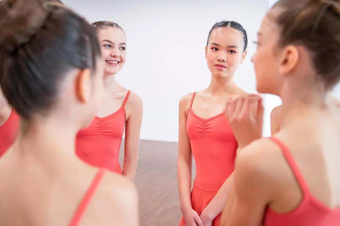 Kids Girls Ballet Skirted Leotard, Black, No Color, large image number 13