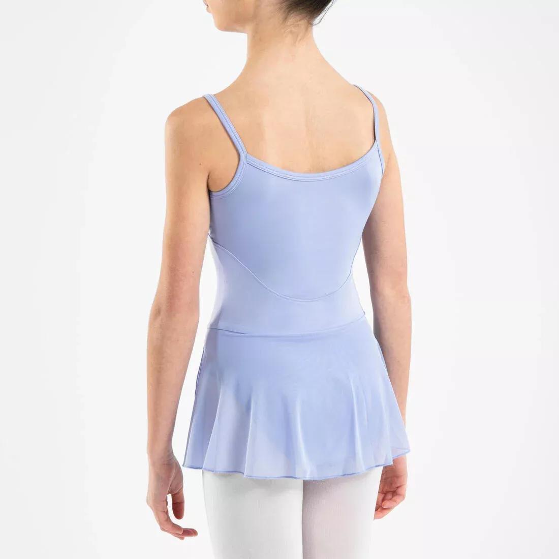 Girls' Ballet Skirted Leotard , Purple, , large image number 4