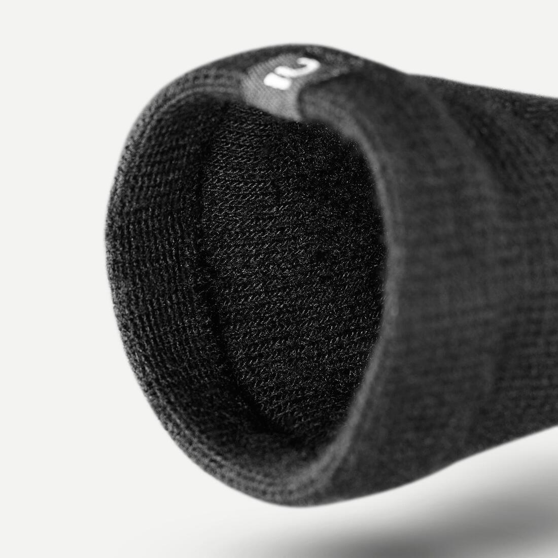 Adult Mountain Trekking Seamless Liner Gloves - Mt500, Black, , large image number 2