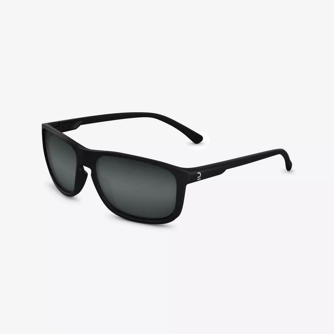 Adult Hiking Sunglasses - Mh100 Category 3, Black, No Color, large image number 0