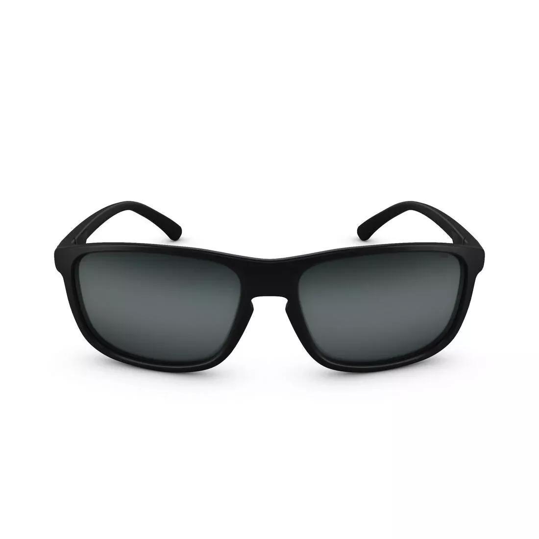 Adult Hiking Sunglasses - Mh100 Category 3, Black, No Color, large image number 1
