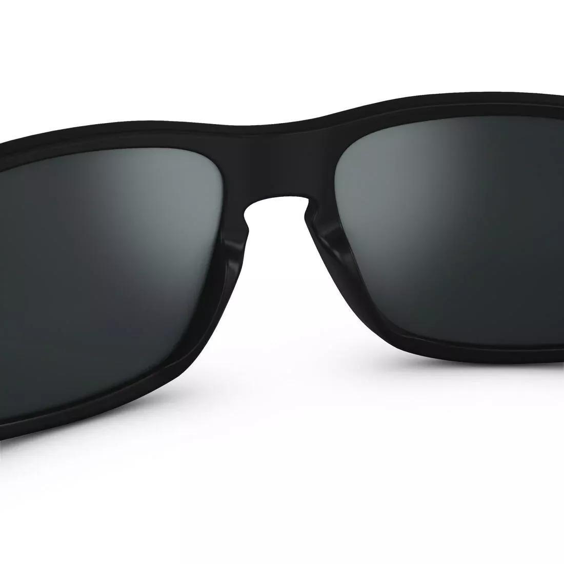 Adult Hiking Sunglasses - Mh100 Category 3, Black, No Color, large image number 2