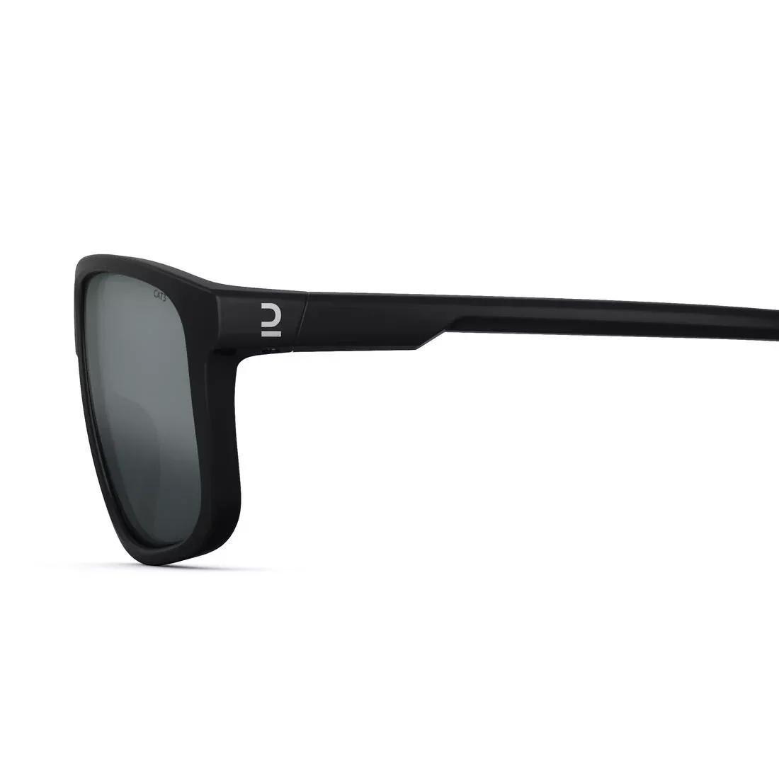 Adult Hiking Sunglasses - Mh100 Category 3, Black, No Color, large image number 3