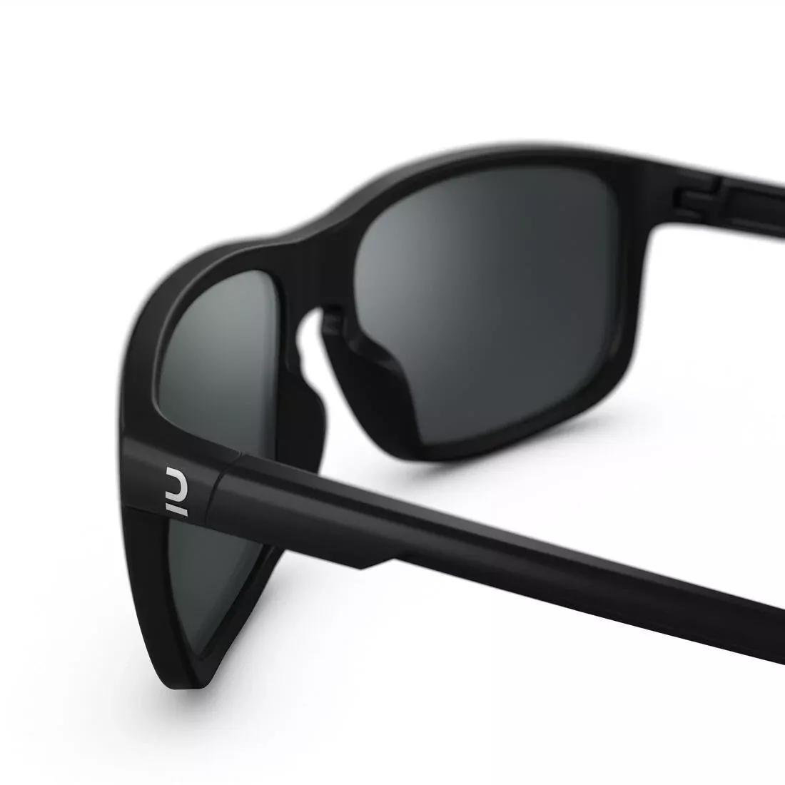 Adult Hiking Sunglasses - Mh100 Category 3, Black, No Color, large image number 4
