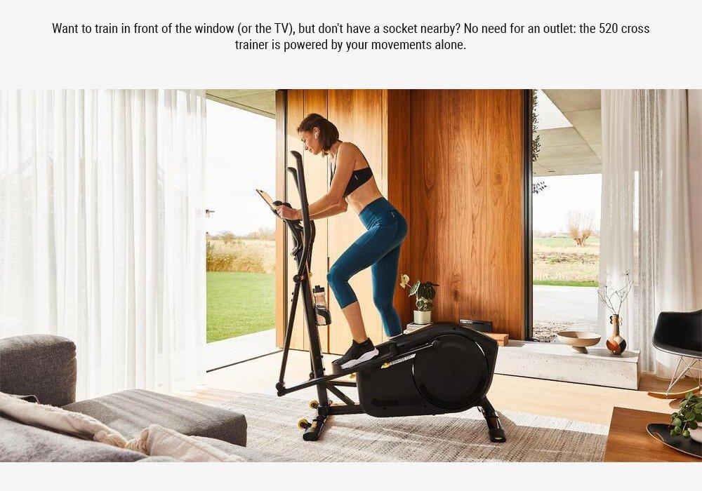 Cross Trainer El520B (2022) Self-Powered And Connected - E-Connected And Kinomap, No Color, large image number 10