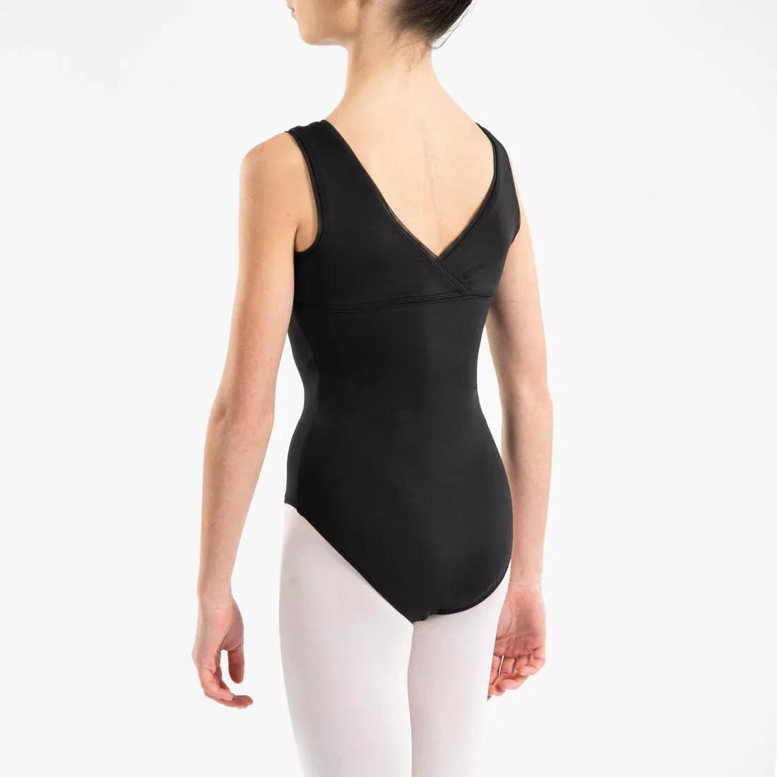 ULTRA WHITE Girls' Ballet Leotard, No Color, large image number 8