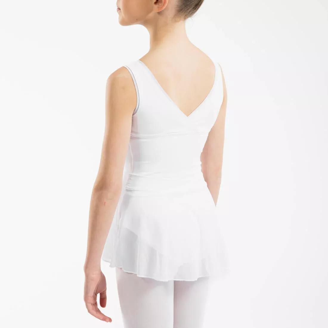 ULTRA WHITE Girls' Ballet Leotard, , large image number 9