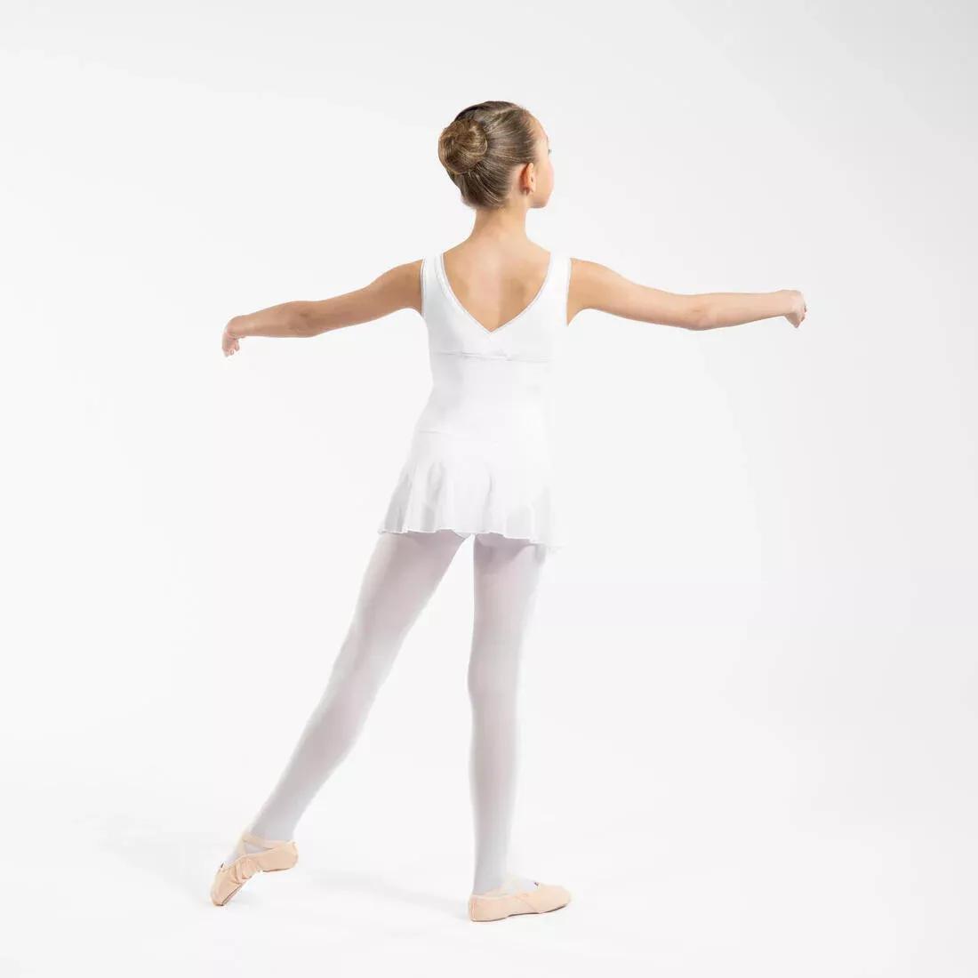 ULTRA WHITE Girls' Ballet Leotard, , large image number 11