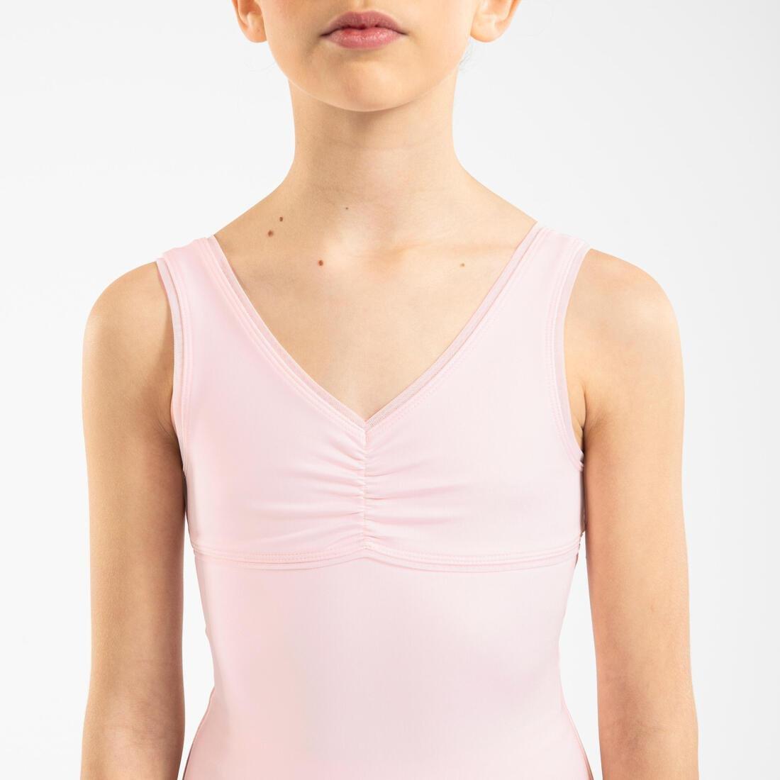 Kids Girls Ballet Leotard, Pink, No Color, large image number 1