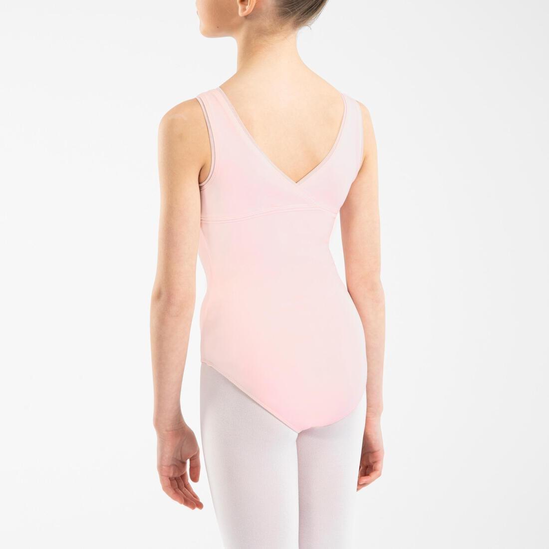 Kids Girls Ballet Leotard, Pink, , large image number 2