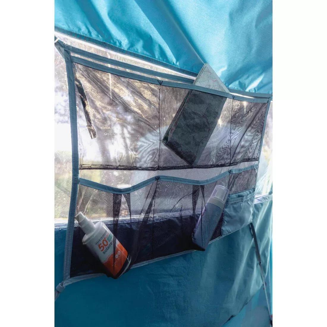 TURQUOISE UNIVERSAL CAMPING TENT OR LIVING ROOM NETTING - 6 POUCHES WITH DIFFERENT FORMATS, No Color, large image number 3