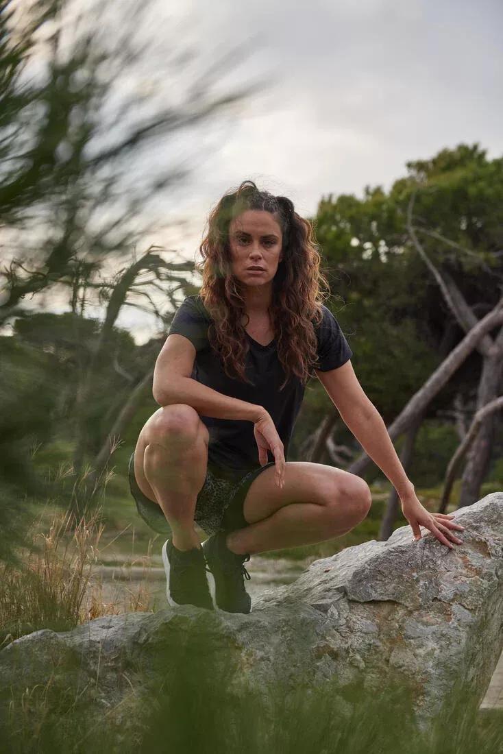 Close-Fitting Fitness T-Shirt, No Color, medium