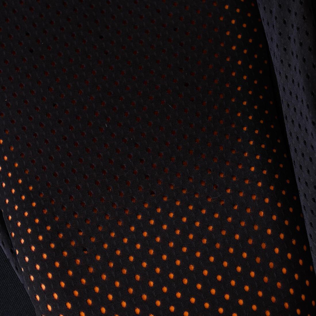 BLACK Kids' Flexible Horse Riding Back Protector 500 - Black, No Color, large image number 4