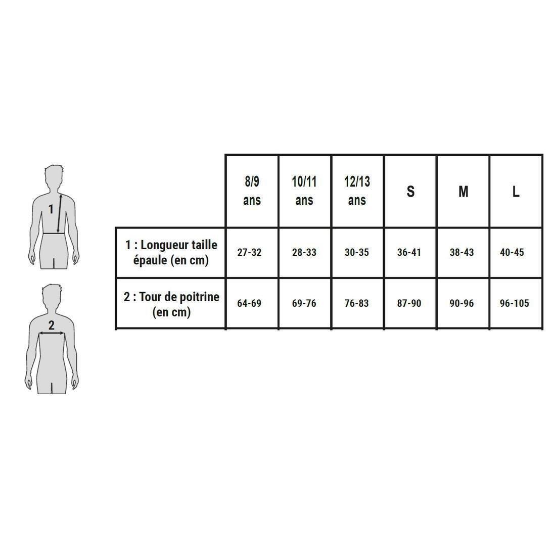 BLACK Kids' Flexible Horse Riding Back Protector 500 - Black, No Color, large image number 7