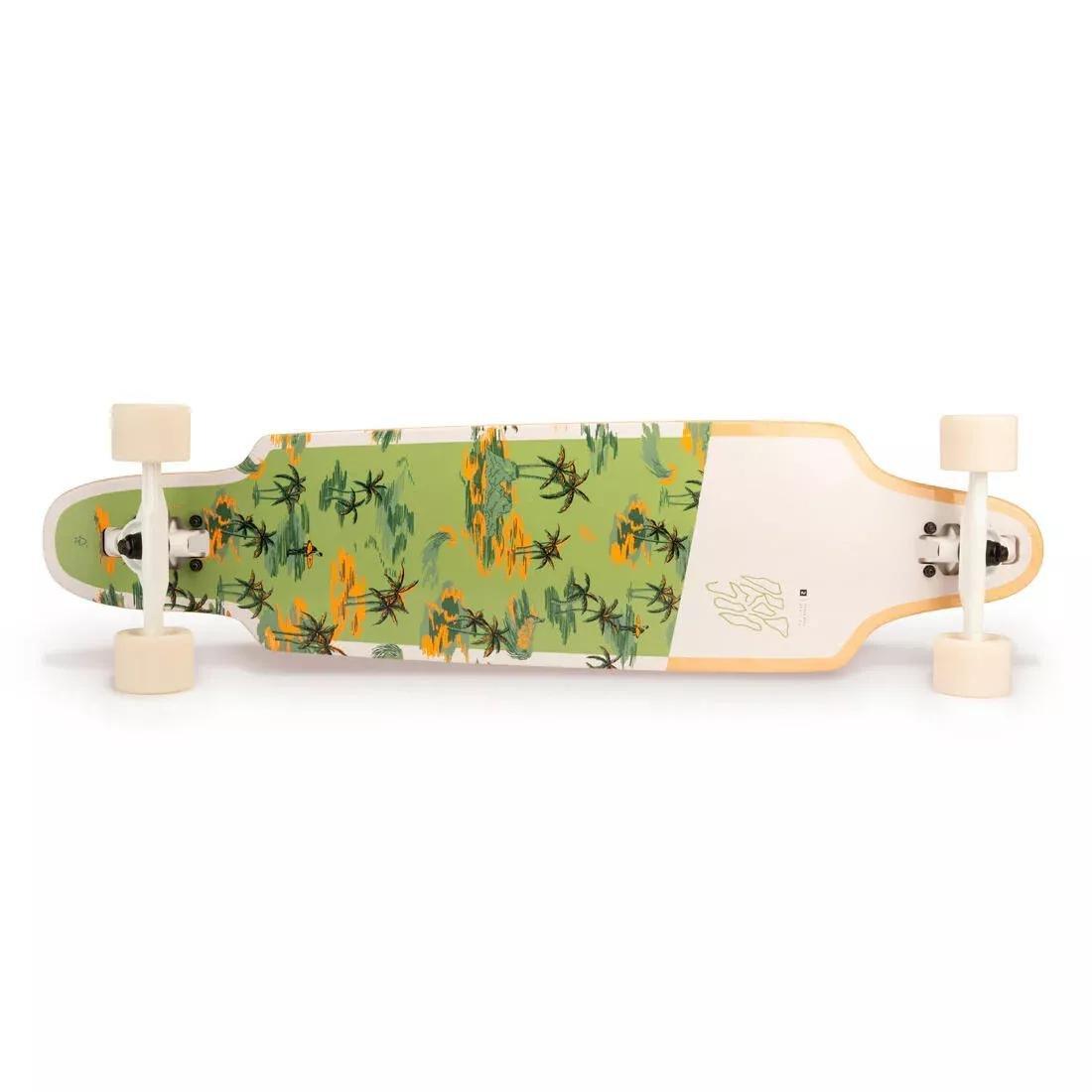 180 mm Longboard Drop 500 - Palm Trees, Green, No Color, large image number 4
