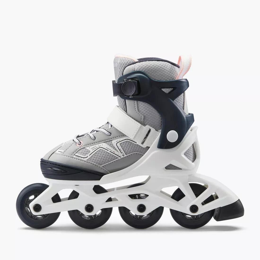 Kids Unisex Fitness Skates - Fit 3, Grey, No Color, large image number 11