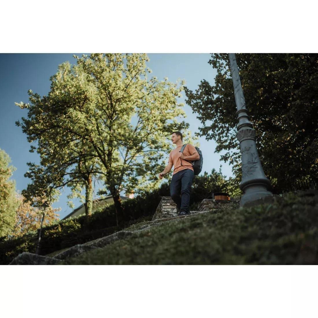 Men Hiking Trousers - NH500 Jeans, Blue, No Color, large image number 8