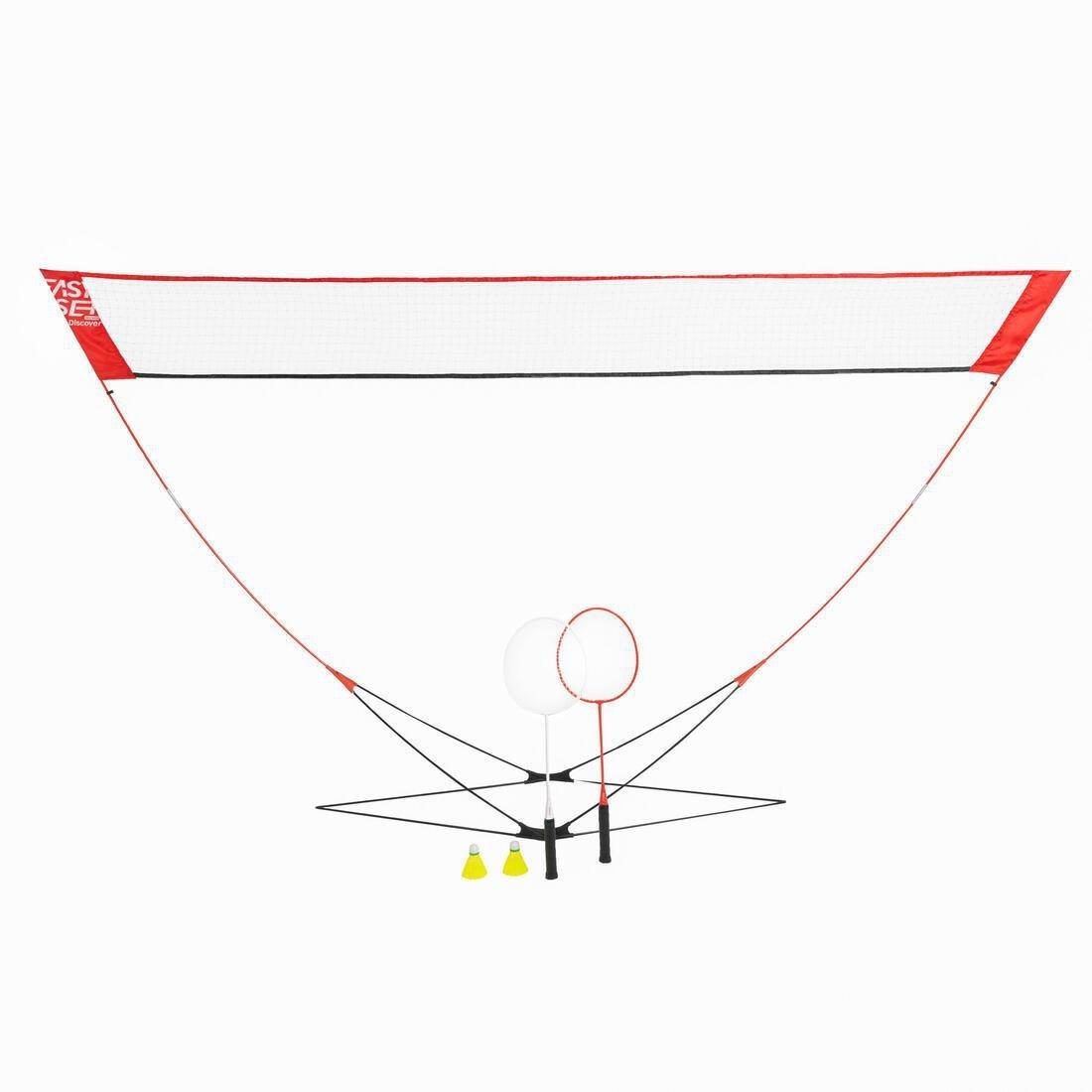 Badminton Easy Set Discover, Red, No Color, medium