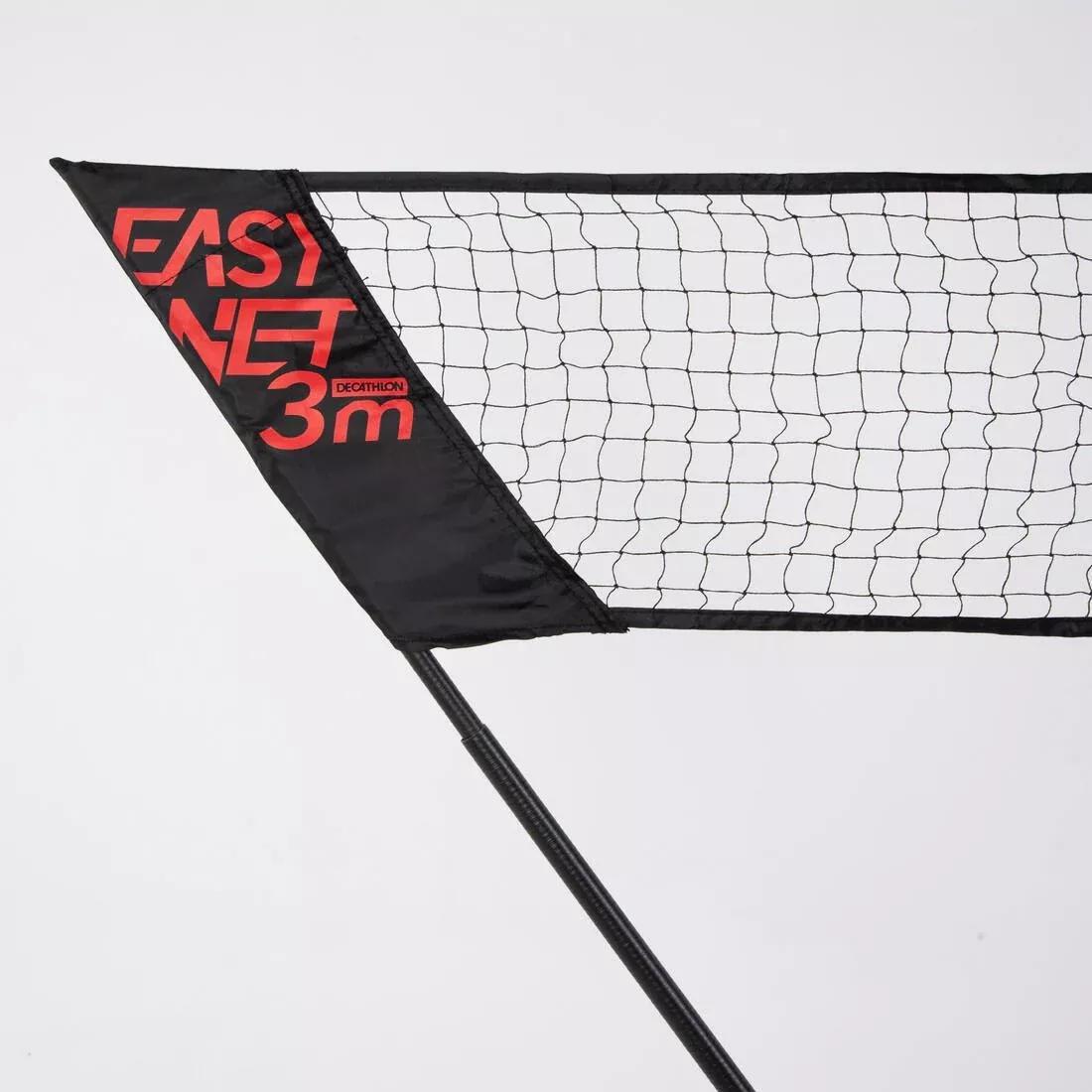 PERFLY - 3 M Badminton Easy Net, Black