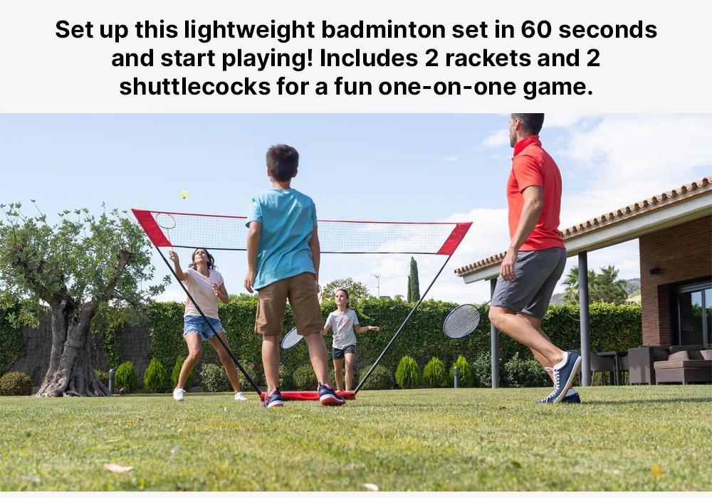 3 M Badminton Easy Set, Yellow, No Color, medium