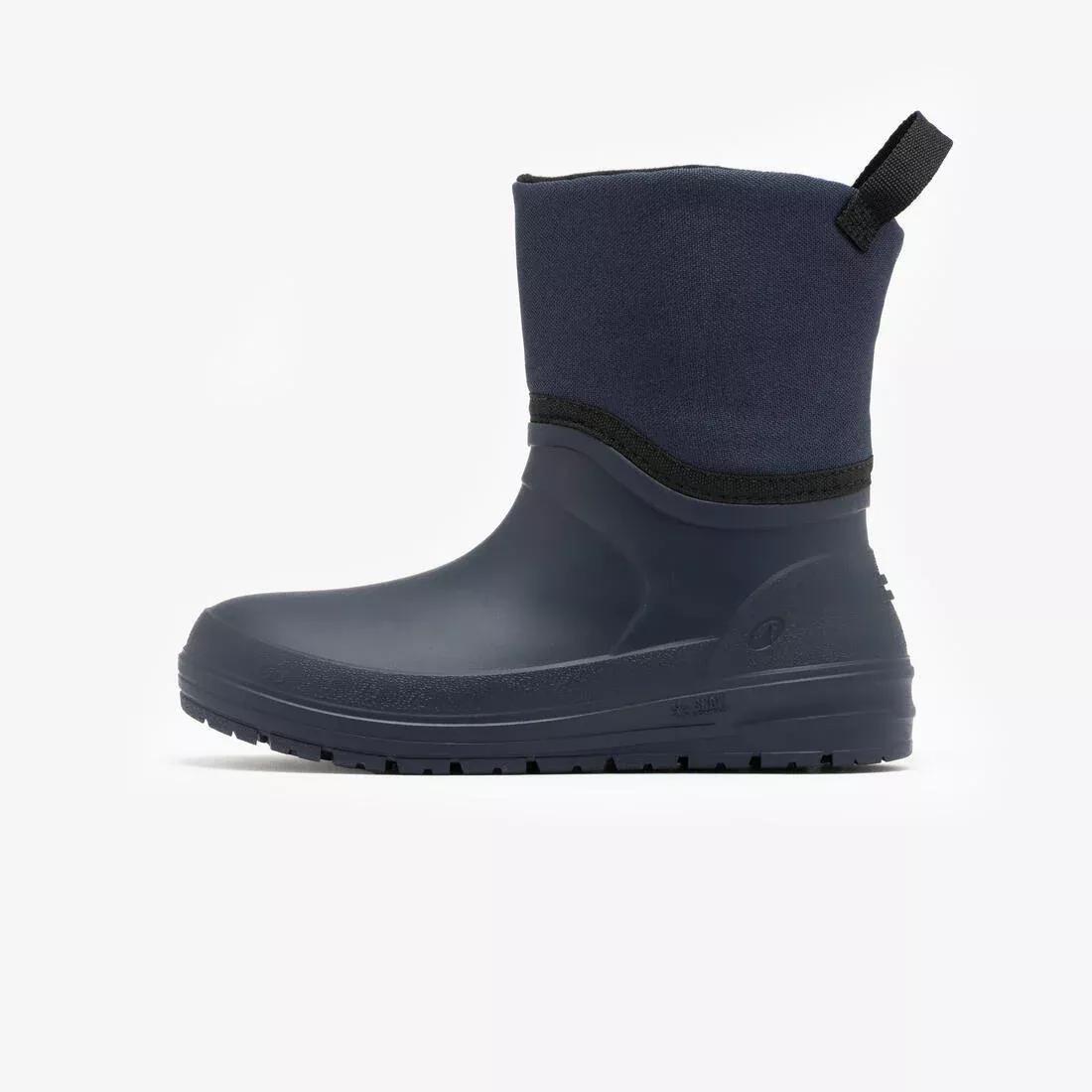 Kids Unisex Warm And Waterproof Snow Boots - UK Sizes 7 To 5 - SH100, Blue, No Color, medium
