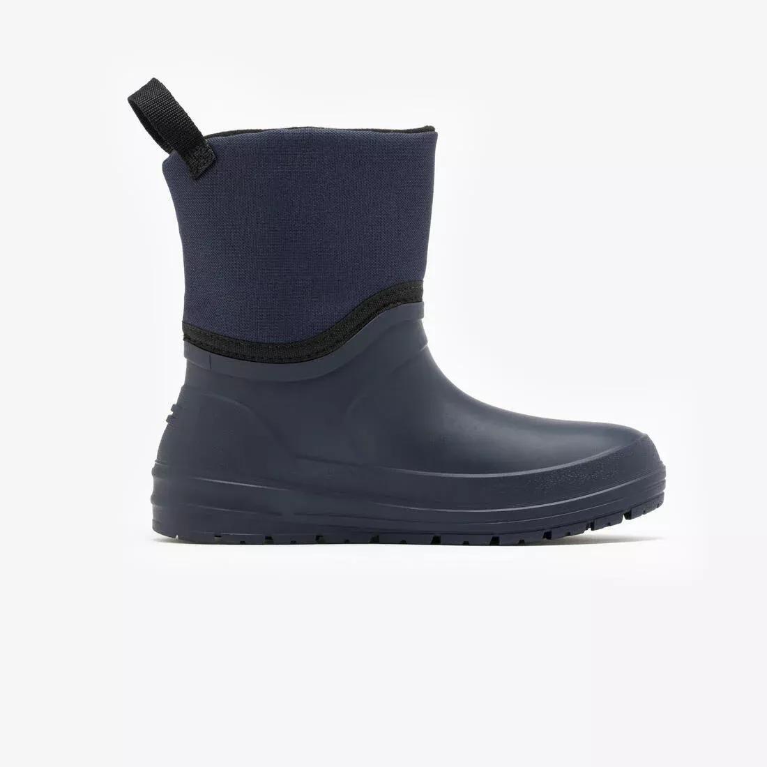 Kids Unisex Warm And Waterproof Snow Boots - UK Sizes 7 To 5 - SH100, Blue, No Color, large image number 4
