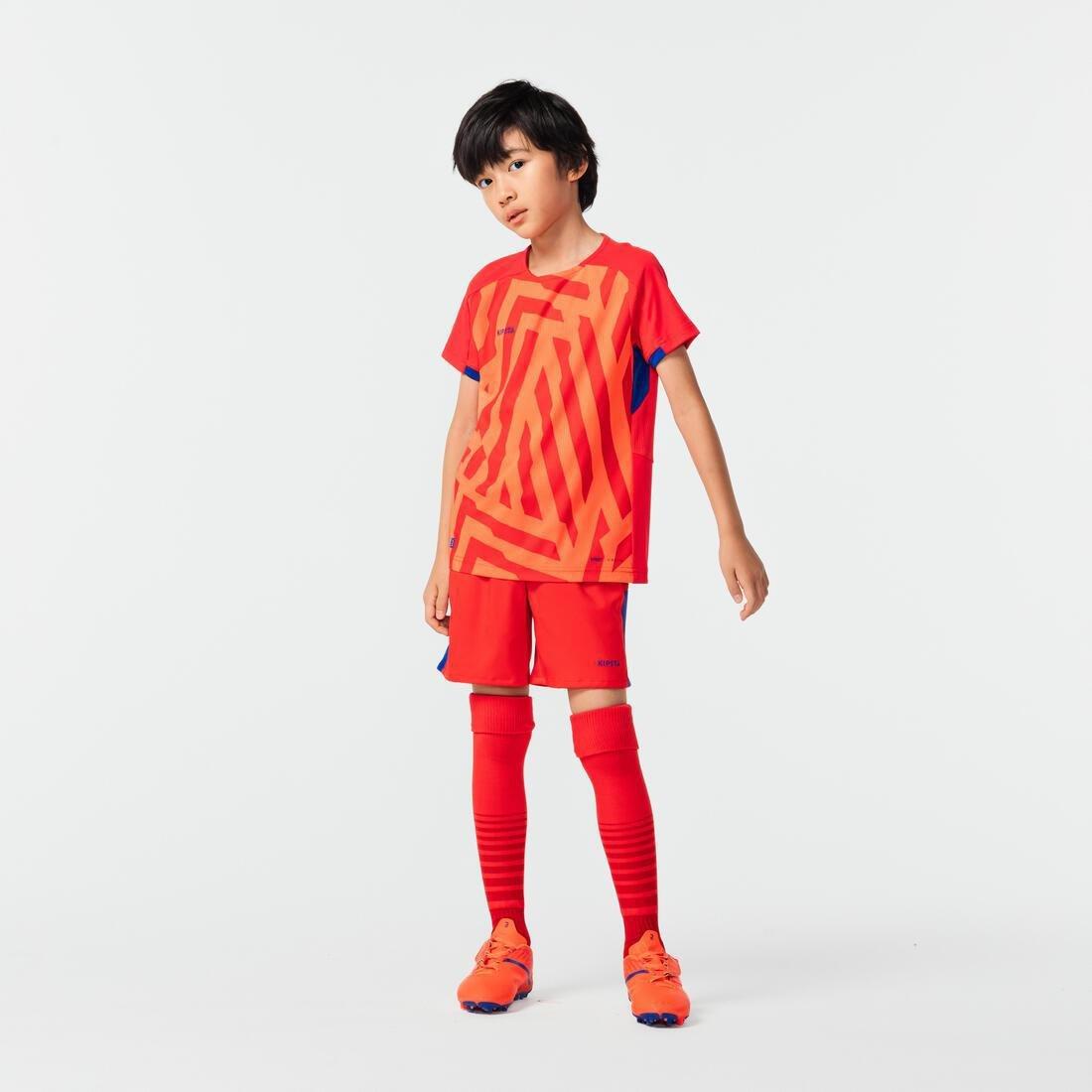 KIPSTA - Unisex Kids Viralto Shirt, Orange