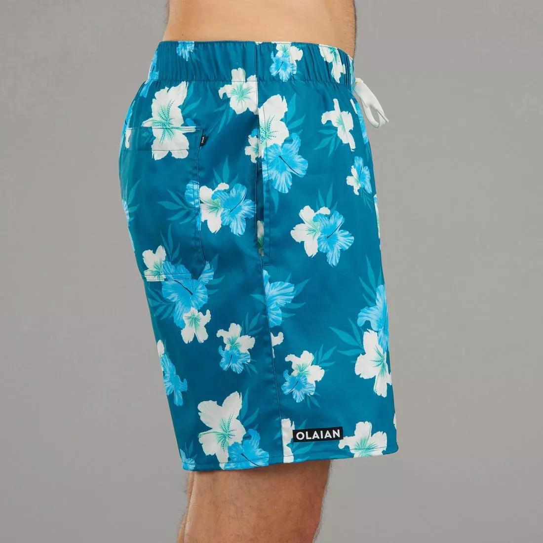 Men Surfing Standard Boardshorts 100, Green, , large image number 2