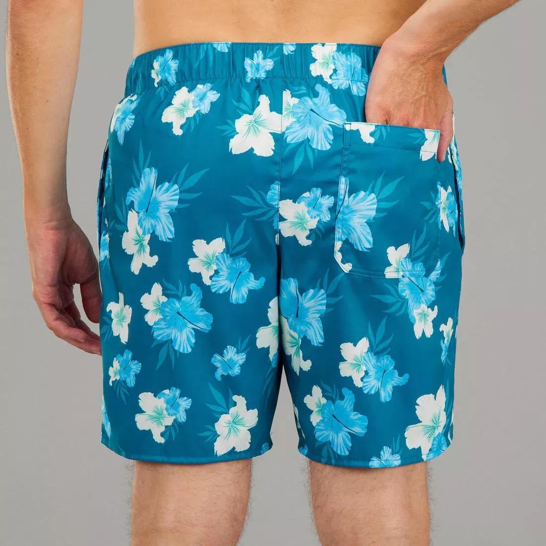 Men Surfing Standard Boardshorts 100, Green, , large image number 3