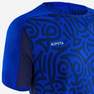 KIPSTA - Short-Sleeved Football Shirt Viralto Solo Letters, Navy